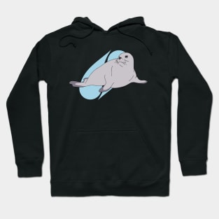 Seal Lineart artistic Hoodie